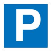 Parking symbol sign