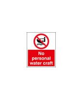 No personal watercraft sign