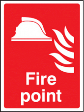 Fire point sign