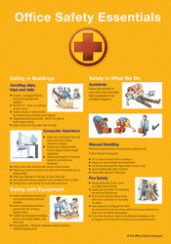 Office safety essentials poster 58992