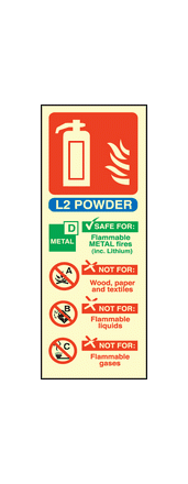 L2 Powder ident sign