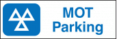 MOT parking sign