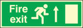 Fire exit up sign