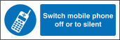 Switch mobile off or on silent sign